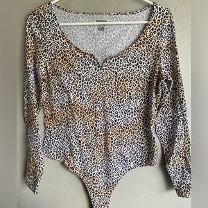 PINK cheetah bodysuit